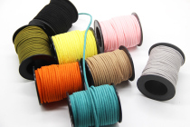 Korean velvet round rope fabric jewelry DIY handmade decoration Color Macaron rope headdress Hair accessories strap accessories