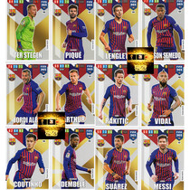 PANINI 2019-20FIFA365 звезды Casika FC Barcelona установлены на 12 полных листовок