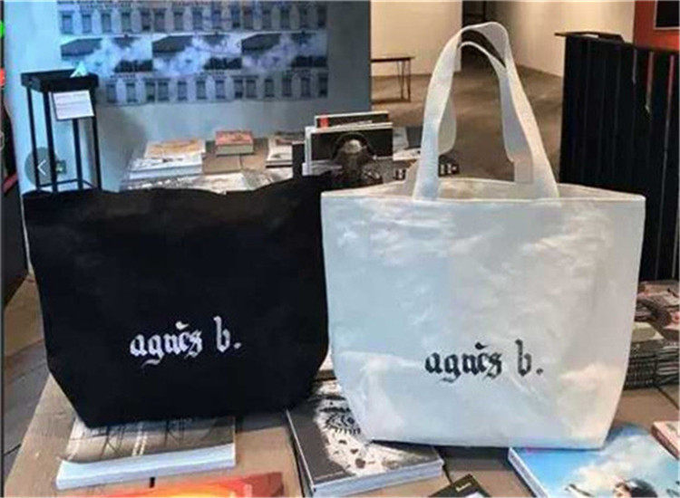 Special ab foreign trade canvas shopping bag letter graffiti shoulder handbag simple mummy large capacity women's bag