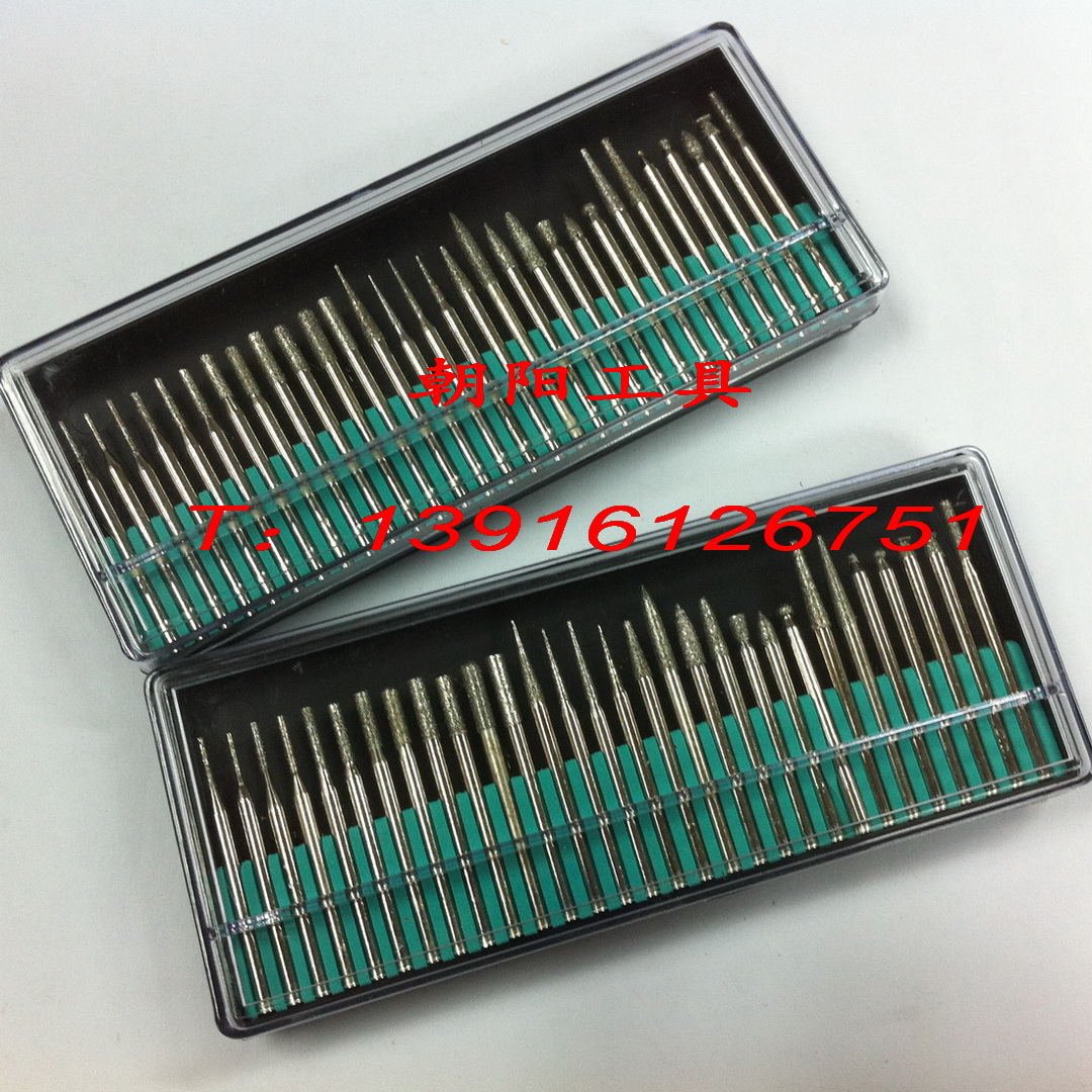 Diamond grinding needle diamond grinding stick alloy grinding head diamond grinding head grinding head handle 3mm 30