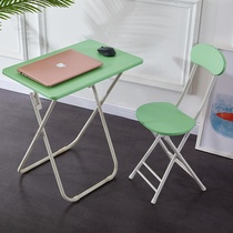 Portable folding table Dining table Single person eating small table Computer table Modern simple long table Leisure home table and chair