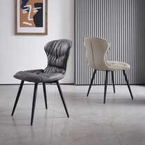 Home modern simple restaurant dining chair light luxury Net red chair backrest iron hotel cafe stool nail stool
