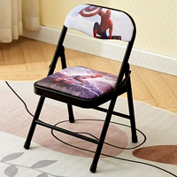 Детский стул черный человек-паук