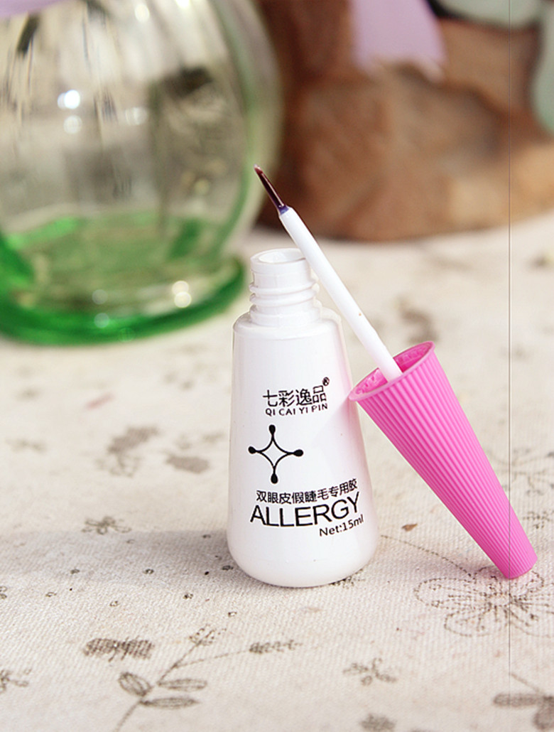 Septuous fugitive anti - sensitive double eyelid false eyelash special glue speed - dried 15ML novice packaging