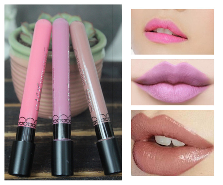 Lasting not easy to fall color without a cup lip glazed waterproof lip lacquered Barbie Pink Taro Purple Bean Paste Nude