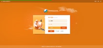 Blue atmosphere enterprise management background oa office enterprise website management interface template