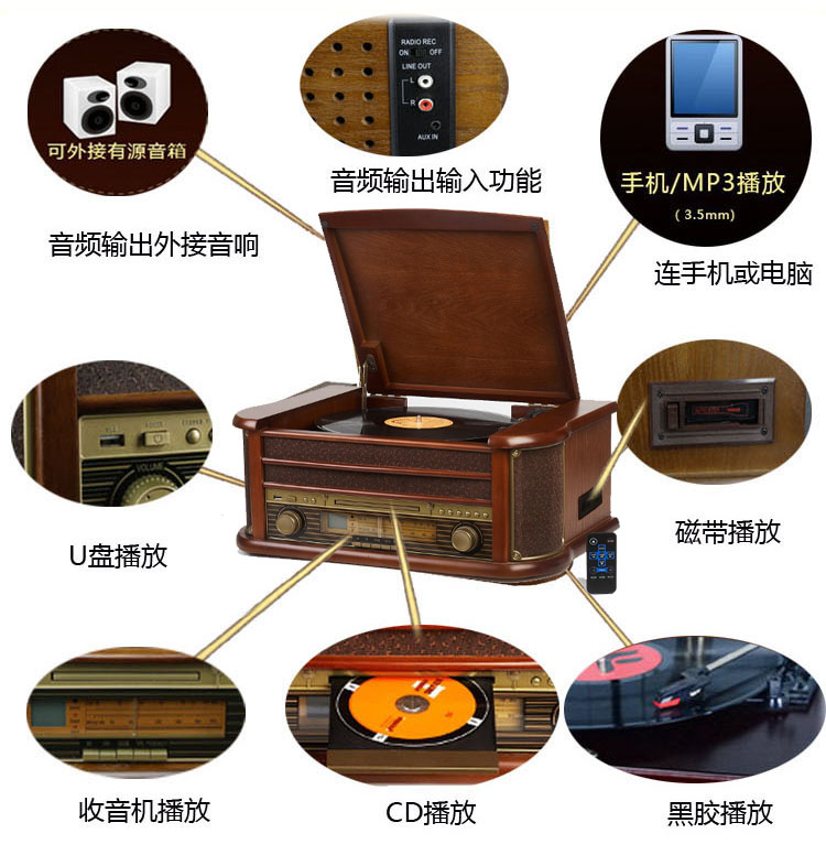 đầu đĩa than kenwood	 Hengxin xuất khẩu máy ghi âm cổ LP ghi đĩa vinyl máy ghi âm retro máy CD ổ đĩa băng radio retro - Máy hát 	đầu đĩa than loại nào tốt