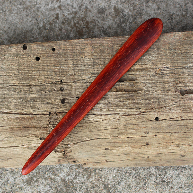 Old stock Indian small leaf purple sandalwood hairpin _ flat round Hainan yellow flower pear purple sandalwood hairpin minimalist fashion section