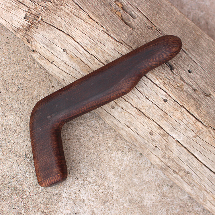 L Shape Large Right Angle Red Wood Body Special Site Point Acupoint Massage Stick Black Chicken Wings Wood Point Stick Solid Wood Hardwood