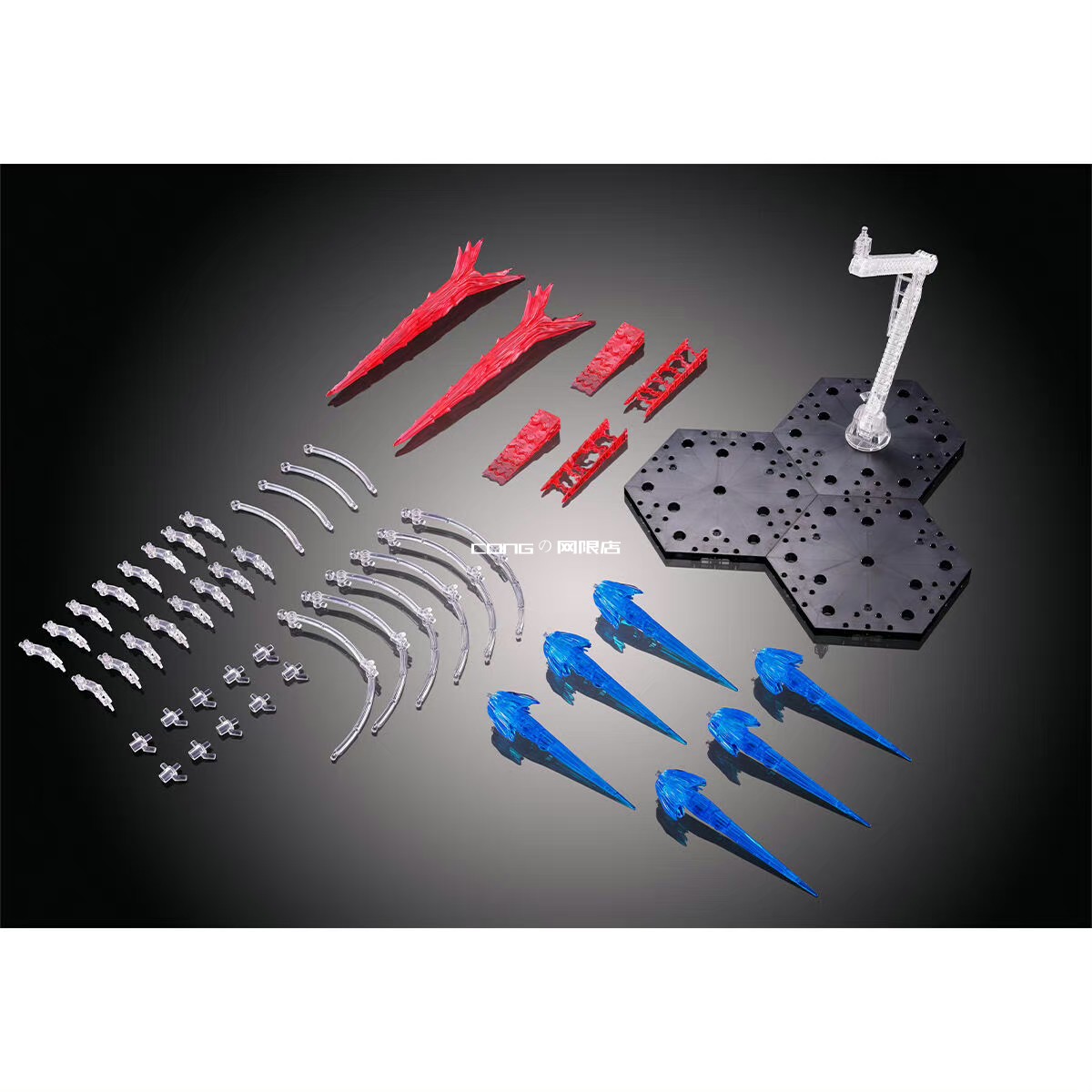 Bandai pb limited RG Manatee Gundam Floating Cannon Special Effects Set Amuro HI-V Manatee Gundam Base