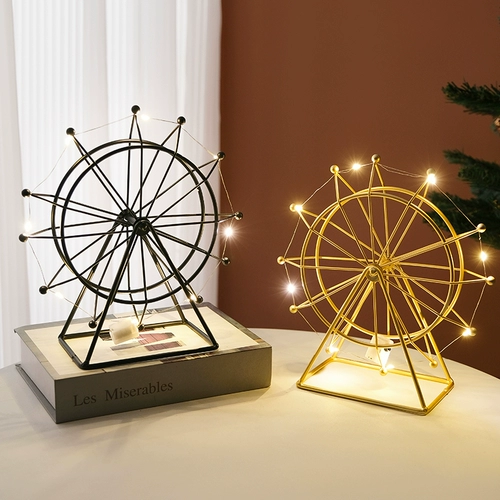 Современное креативное украшение для гостиной, крутящиеся настольное колесо обозрения для офиса, простой и элегантный дизайн