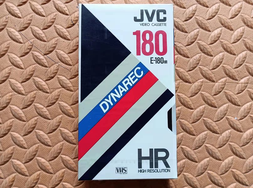 JVC E-180 HR VHS blank video