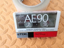 New TDK AE 90 min blank tape tape tape