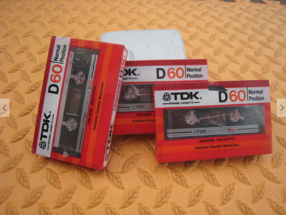 Special prices Japan original version 82 TDK D60 New Ununsealed Blank Recording Tape (Broken Crack)