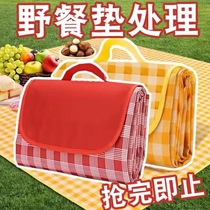Picnic mat outdoor spring outing camping picnic moisture-proof cloth portable foldable waterproof cushion beach tent camp mat
