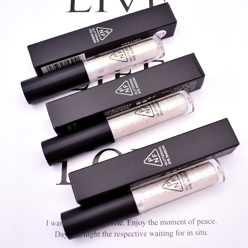 South Korea's ultra - shiny crystal diamond flash liquid eye shadow showing pearl high light silkworm liquid eye shadow