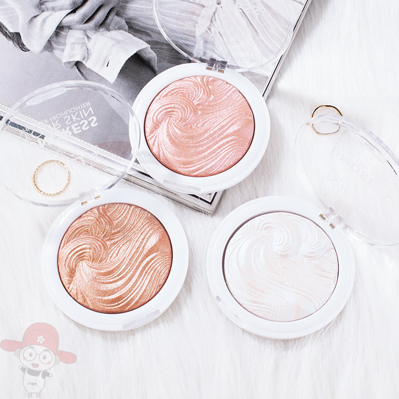 South Korea's oil control makeup three-dimensional high-matte powder cake brightens the complexion silty delicate repair volume fine flash unicorn