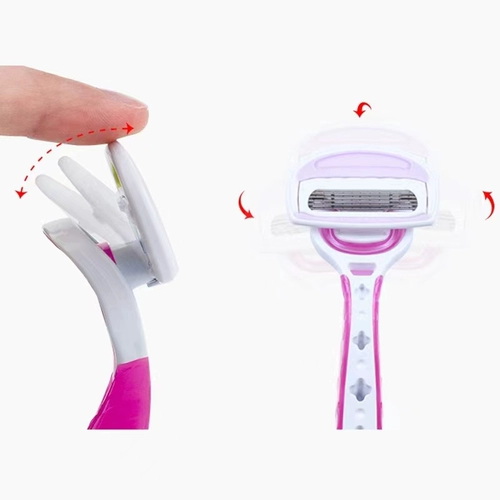 日本正品KAI贝印女用安全剃毛刀 刮毛刀 除腋毛腿毛比基尼私处用