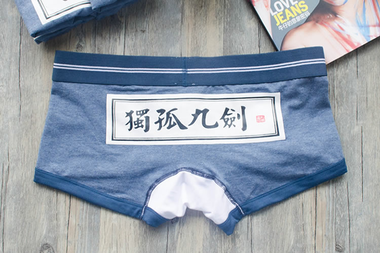 4 + PIZ những người yêu thích đồ lót sexy nam boxer của phụ nữ tam giác bông thấp eo sexy kung fu võ thuật thoáng khí