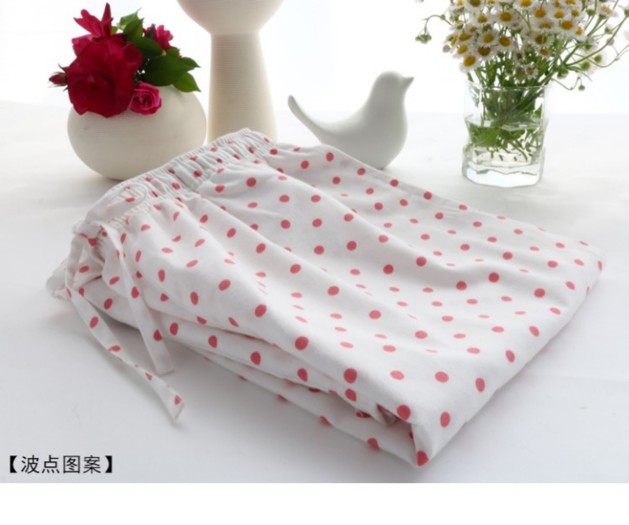Quần pyjama nữ mùa hè cotton chín quần quần nhà cotton rộng kích thước lớn quần mặc nhà cho nữ