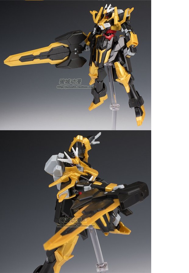 Bandai chính hãng phiên bản tiếng Nhật của máy bay chiến đấu HGBF hiệp sĩ đen dám lên mô hình có thể làm đồ trang trí hoàn thành gửi khung - Gundam / Mech Model / Robot / Transformers bộ đồ chơi gundam