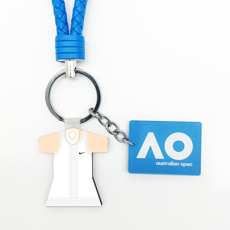 Sharapova 2008 Australian Open shirt with the same tennis keychain chain lanyard decoration Maria Sharapova