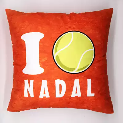 Nadal Rafael Nadal bull head logo red clay warm winter pillow pillow cushion PN11