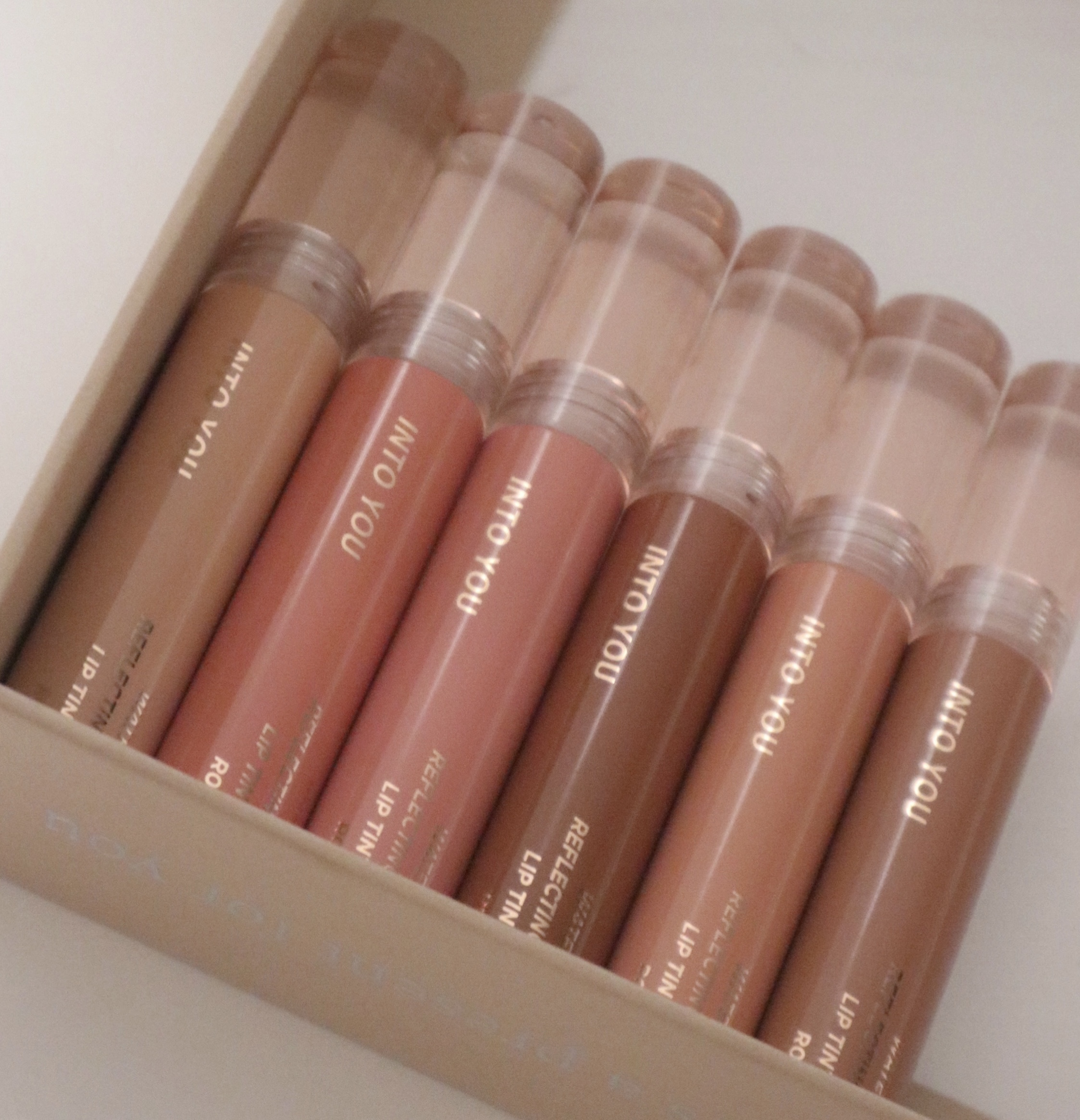 Focus on exclusive INTO YOU Folded Light Lip Glazed Mirror Glass Lip Tulip Triple 