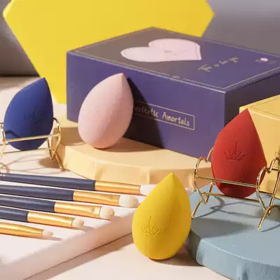 Not only in the face of the beauty of the egg, the high rebound of the dry and wet love powder puff 2