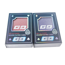 Supply plastic playing cards Korea imported plastic GG playing cards double G