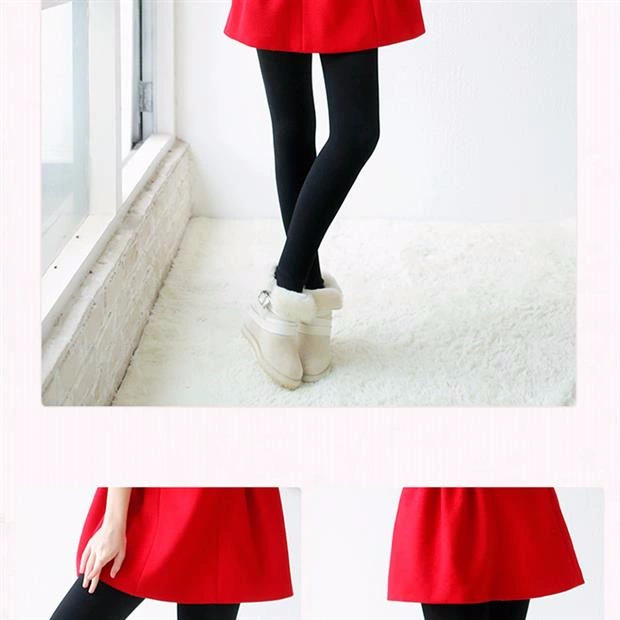 # 潮流 女装 #. Stretch Slim Thin Scary Ấm xà cạp Polyester