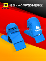 Daolang – gants de karaté de marque allemande KWON gants dentraînement gants et protège-bras pour adultes et enfants carré rouge et carré bleu