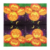 Бумажные салфетки, цветная бумага, xэллоуин