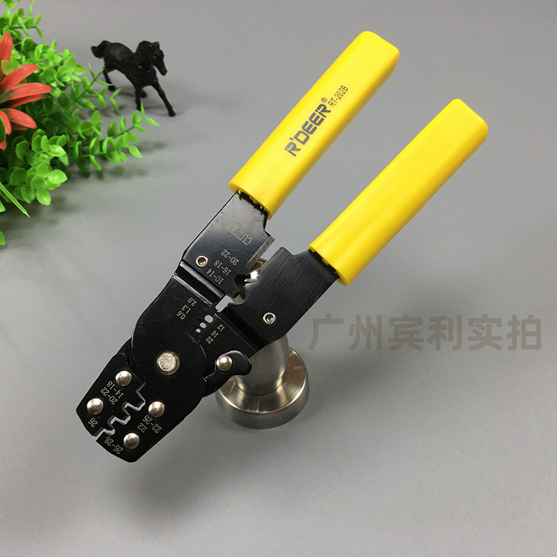 RT-202B press wire pliers OT UT terminal press pliers Automotive circuit board wiring exfoliating and crimping terminal pliers flying deer