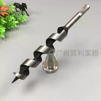 Woodworking drill bit zhangluo drill hexagonal handle woodworking drill drill reamer door lock lengthened deep hole 6-25mm