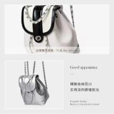 Рюкзак, сумка на одно плечо, сумка через плечо, черная модная небольшая сумка, в стиле Шанель