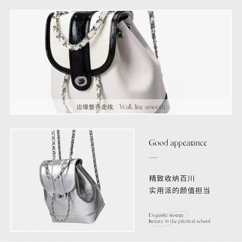 Рюкзак, сумка на одно плечо, сумка через плечо, модная черная небольшая сумка, в стиле Шанель