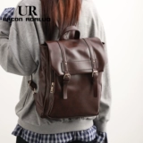 Рюкзак UR из мягкой кожи, новинка 2025 года, сумка Cambridge для девочек, школьная сумка, большой вместительный рабочий рюкзак для компьютера