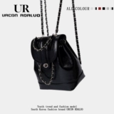 Рюкзак, сумка на одно плечо, сумка через плечо, черная модная небольшая сумка, в стиле Шанель