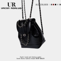 Рюкзак, сумка на одно плечо, сумка через плечо, черная модная небольшая сумка, в стиле Шанель