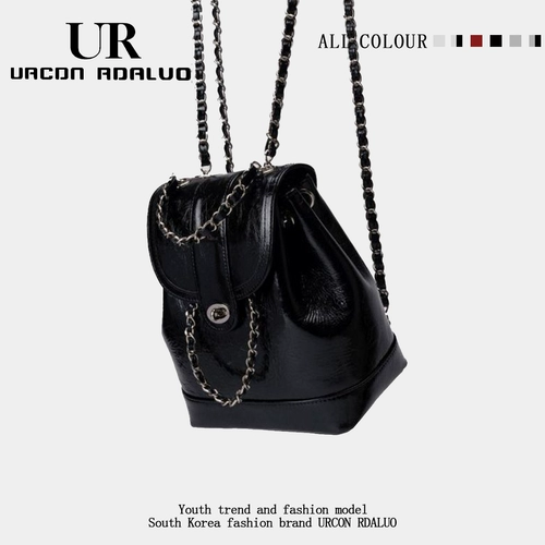 Рюкзак, сумка на одно плечо, сумка через плечо, черная модная небольшая сумка, в стиле Шанель