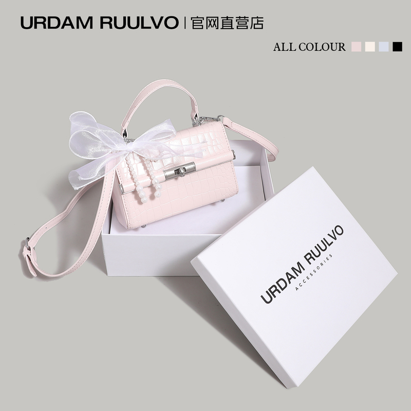 Ur Sweet Pink Crocodile Pattern Handbag for Women 2026 New Summer High-End Fashion Versatile Daily Crossbody Bag Ur Sweet Pink Crocodile Pattern Handbag for Women 2026 New Summer High-End Fashion Versatile Daily Crossbody Bag