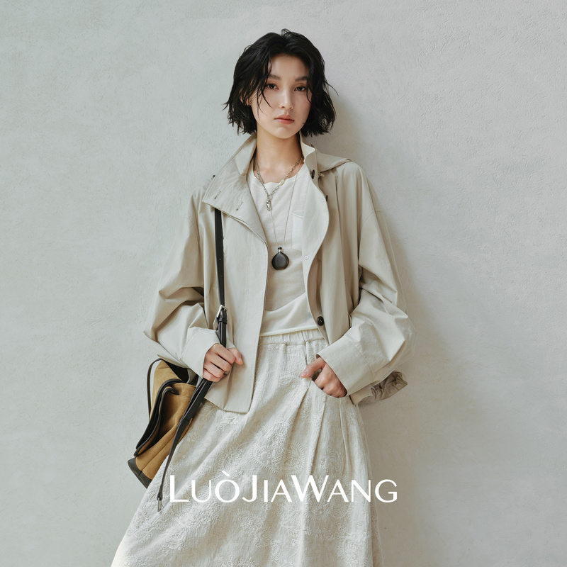 Luojiawang丨Pure Cotton Melard Style Short Work Jacket for Women, Outdoor Commuting Versatile Jacket for Petite Figures Luojiawang丨Pure Cotton Melard Style Short Work Jacket for Women, Outdoor Commuting Versatile Jacket for Petite Figures