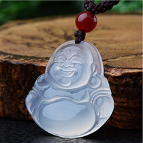 Chalcedony Pendants Women Maitreya Buddha Pendant Jade Pendant Bing Fade Fashion