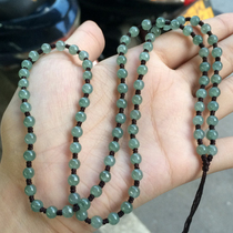 Natural a goods jade necklace men and women jade beads necklace sweater chain jade beads jade beads pendant lanyard