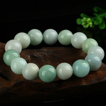 Natural A goods jade bracelet for men and women Myanmar jade bracelet 13mm bead jade bracelet Jade bracelet