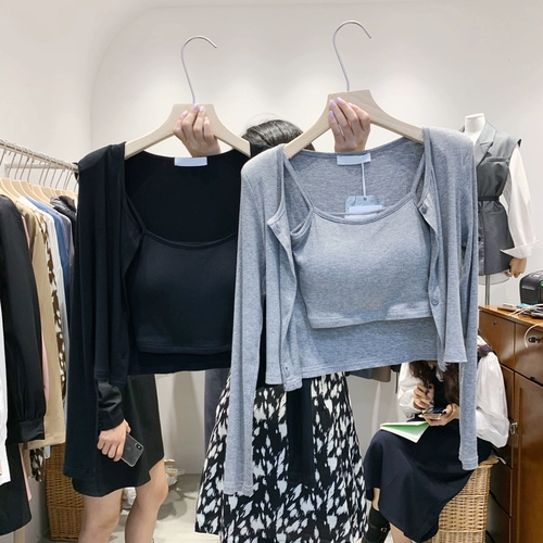 Товар, весенняя летняя майка, наплечники, лонгслив, тонкая футболка, универсальный комплект, 2025 года