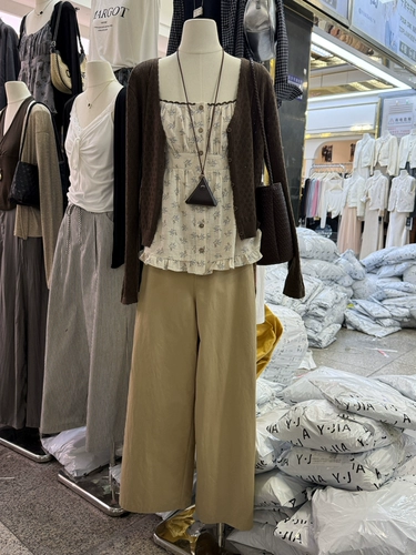 Осенний топ с чашечками, трикотажный лонгслив, кардиган для отдыха, штаны, комплект, цветочный принт, высокая талия, 3 предмета