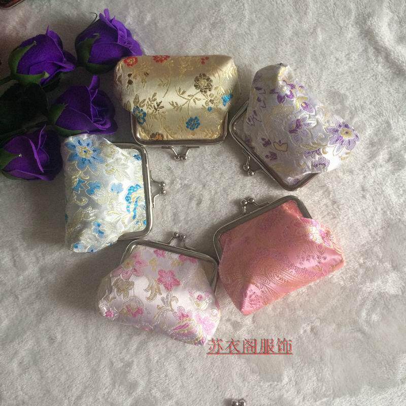 Suzhou Silk Brocade Brocade Creative Zero Wallet For Old Exterior Small Gift China Featured Gift Zero Wallet Coin Bag