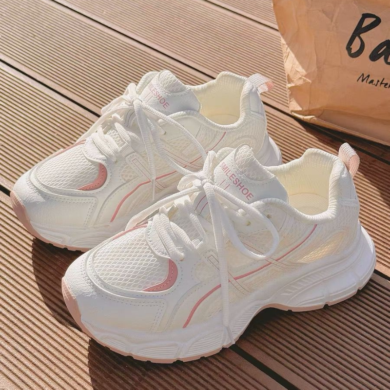 Girls' Shoes Cherry Blossom Pink Sneakers Big Kids' Shoes Dad Shoes Mesh Breathable Children's Casual Shoes 2026 Spring/Summer Girls' Shoes Cherry Blossom Pink Sneakers Big Kids' Shoes Dad Shoes Mesh Breathable Children's Casual Shoes 2026 Spring/Summer